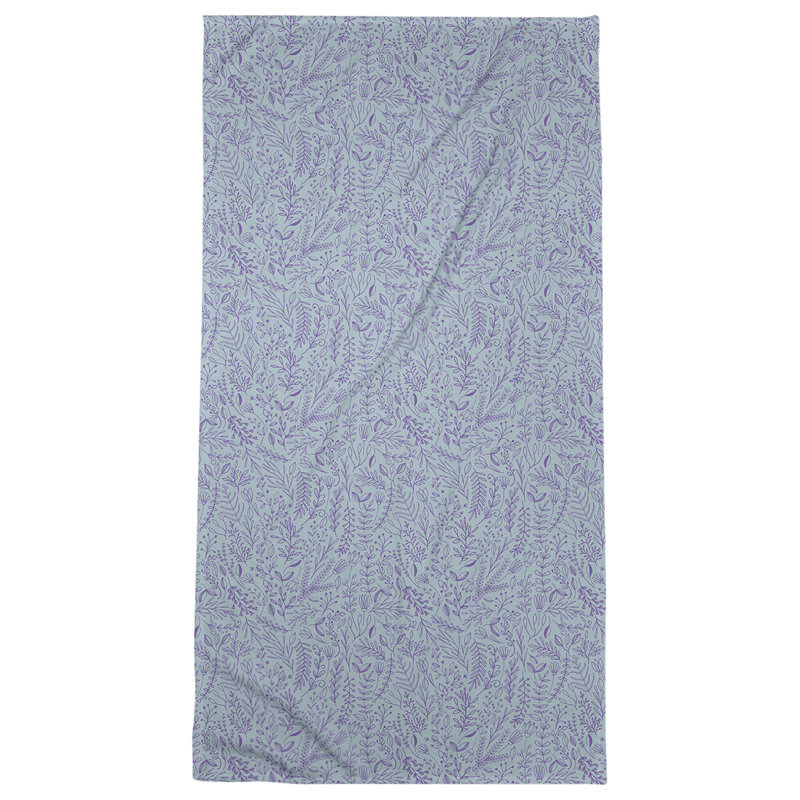 Katelyn Elizabeth Bath Towel, Blue/Purple