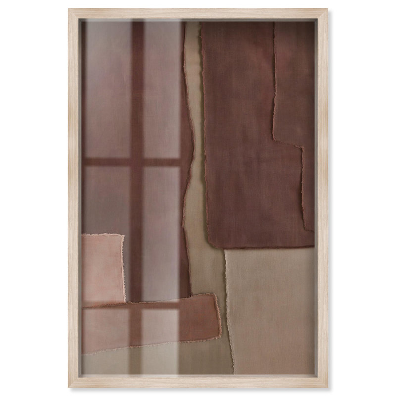 Décoration murale bohème Raw Edge IV par Art Remedy, cadre blond, 11 x 16, Cadre blond, H 16 po x l 11 po