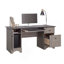 Bureau d'ordinateur, finition brune