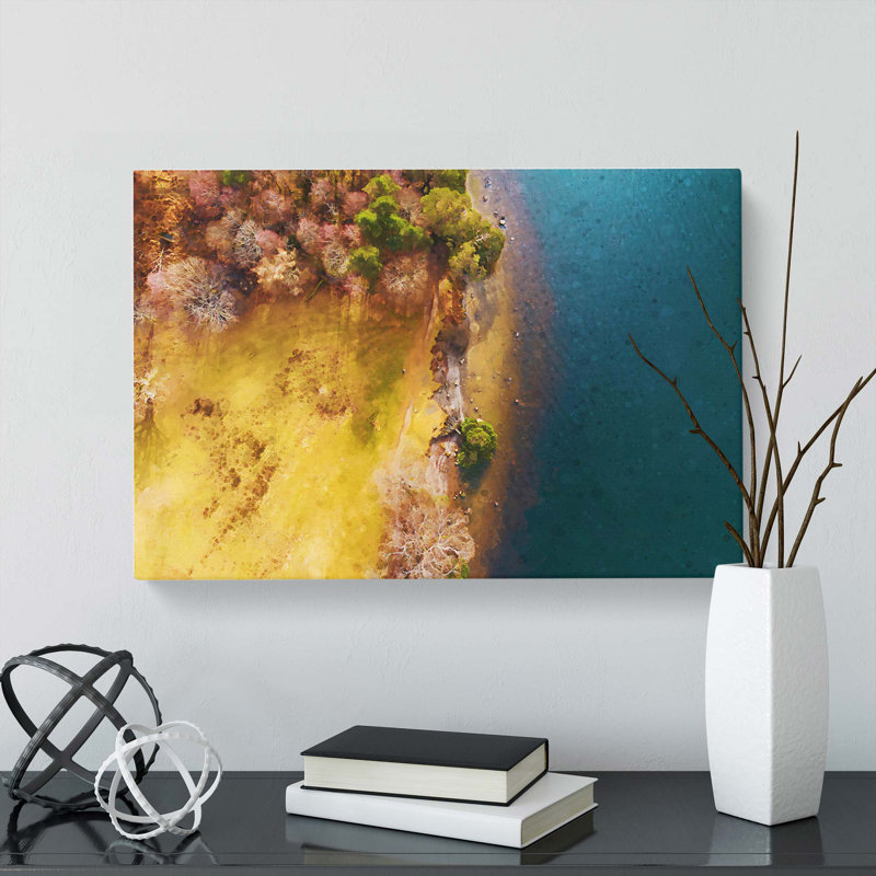 Derwent Water In Keswick Cumbria - Wrapped Canvas Print, 60cm H x 91cm W x 3cm D