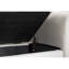 Banc de rangement en velours avec bande de garniture en métal doré 032-Velours-556551992