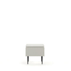 Mirka 40cm W Manufactured Wood Bedside Table