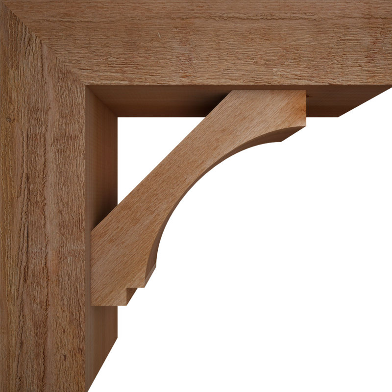 Support de bloc impérial avec entretoise décalée, 28 po x 28 po, Cèdre rouge occidental de l 8 po (scié brut)
