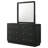 6-drawer Dresser and Mirror Black