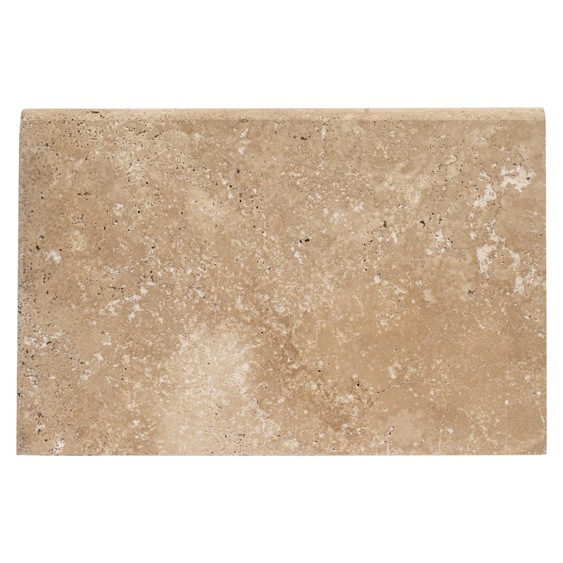Tuscany Ivory 16" X 24 Tumbled Travertine Pool Coping