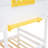 White Twin Over Bunk Bed With Shelf Concept - Solid Wood Structure For A Creative Bedroom Attribute An Attractive-325235134