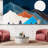 Abstract Mountains Peel & Stick Border-93868139