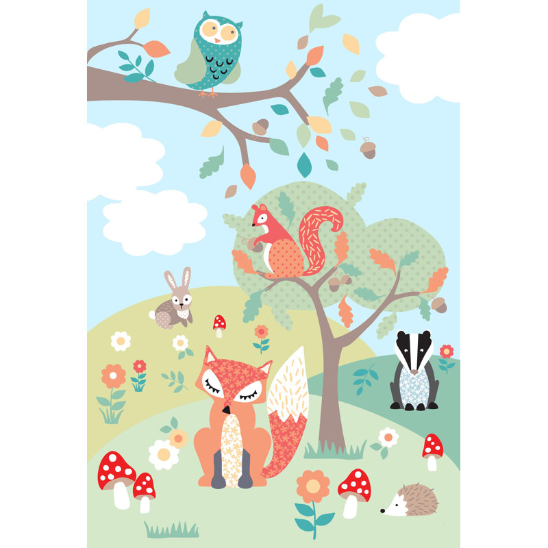 Woodland 232cm x 158cm Wall Mural