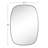Truby Oval Oblong Metal Framed Bathroom Vanity Mirror Rectangular Wall Mounted Mirror