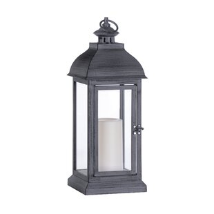 Ascher 7.4'' Battery Powered Integrated LED Color Changing Outdoor Lantern