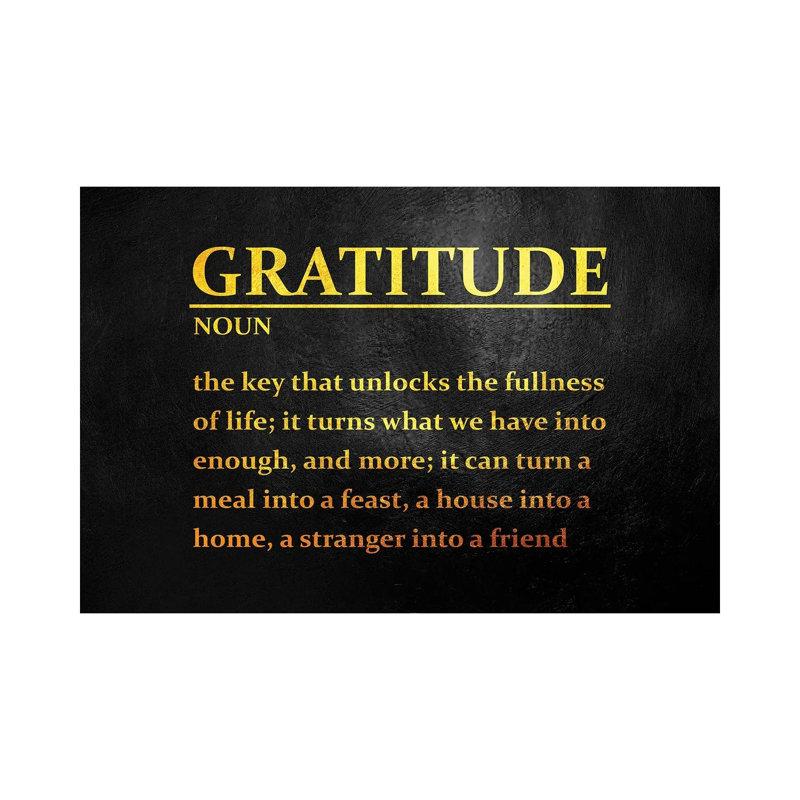 Gratitude by Adrian Baldovino - Wrapped Canvas Print, 66.04 cm H x 45.72 cm W x 3.175 cm D