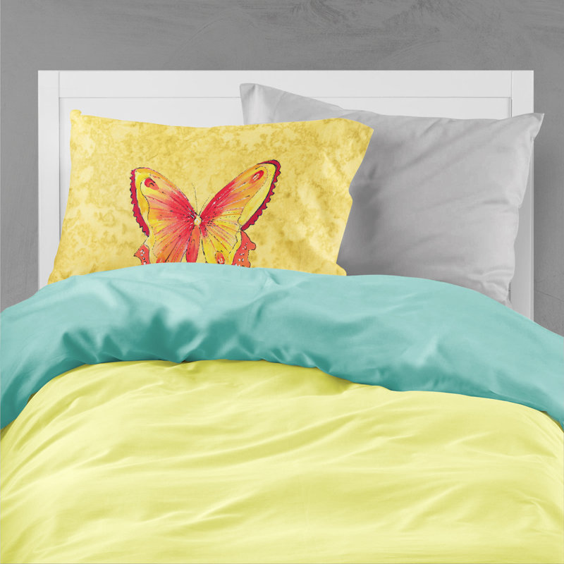  Taie d'oreiller papillon