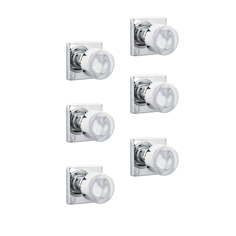 Ensemble de boutons de passage Bergen, Chrome poli