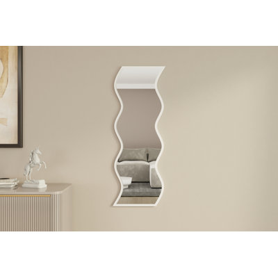 Wavy Wall Mounted Accent Mirror