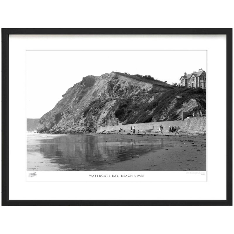 Watergate Bay, Beach C1955 by Francis Frith - Single Picture Frame Print, 60cm H x 80cm W x 2.3cm D