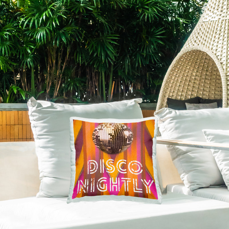 Coussin extérieur Disco Nightly