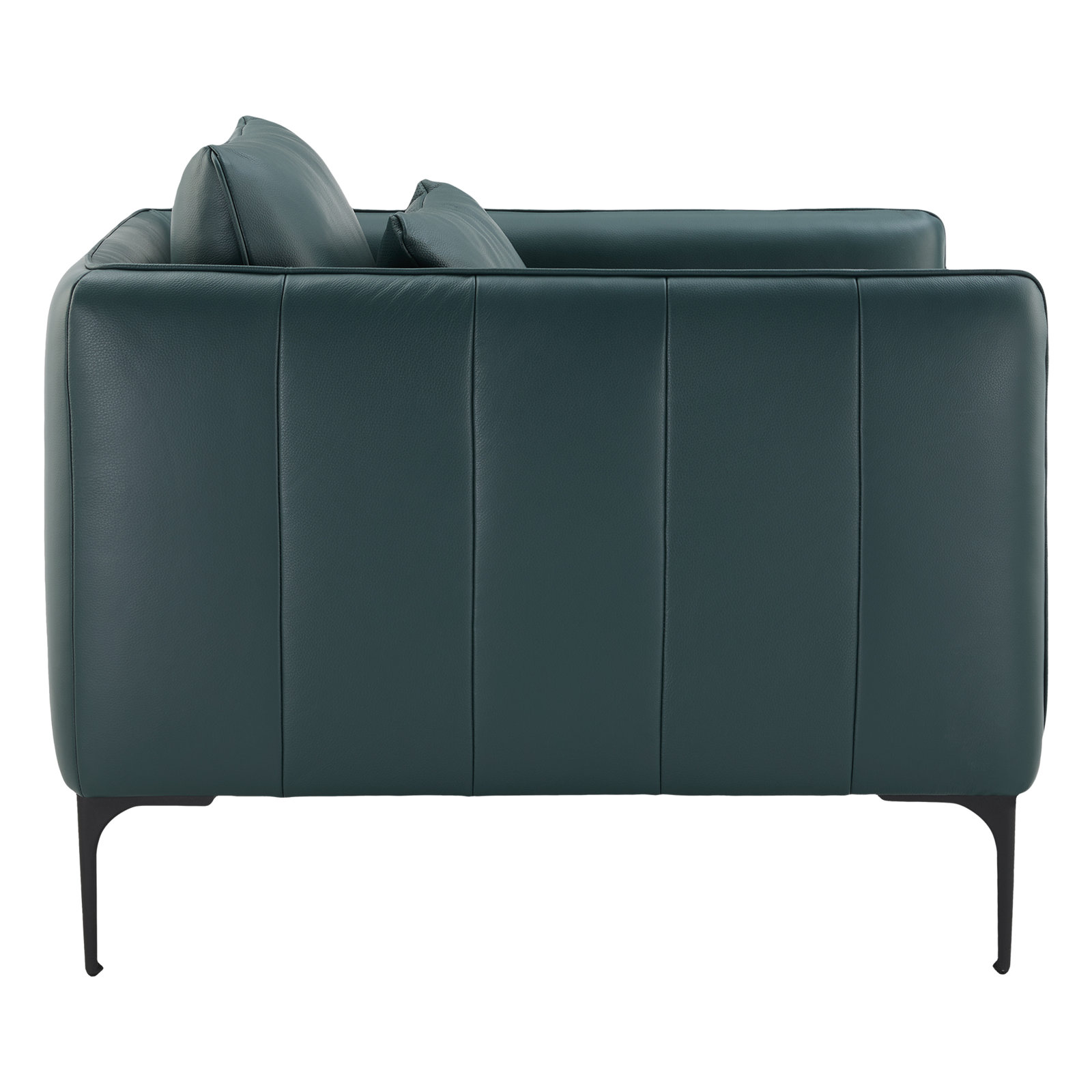 Rae Genuine Leather Armchair, Florida Teal