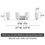 Éclairage pour meuble-lavabo Burdene-730506408-730506410