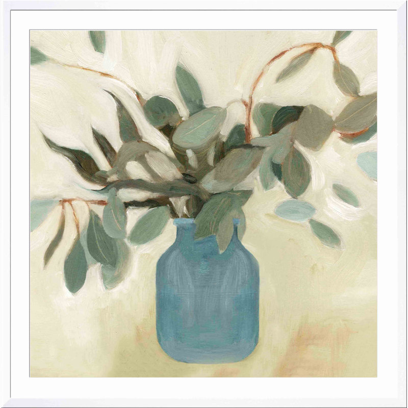 " Neutral Arrangement II " by Emma Scarvey Painting Print, White, 30"H x 30"W