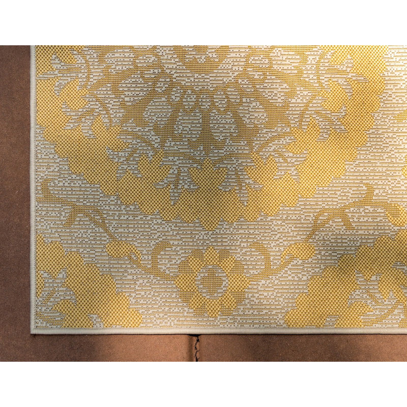 Tapis de véranda d'extérieur couleur soleil, Rectangle 3 pi 3 po x 5 pi