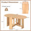 Round Metal Base Dining Table
