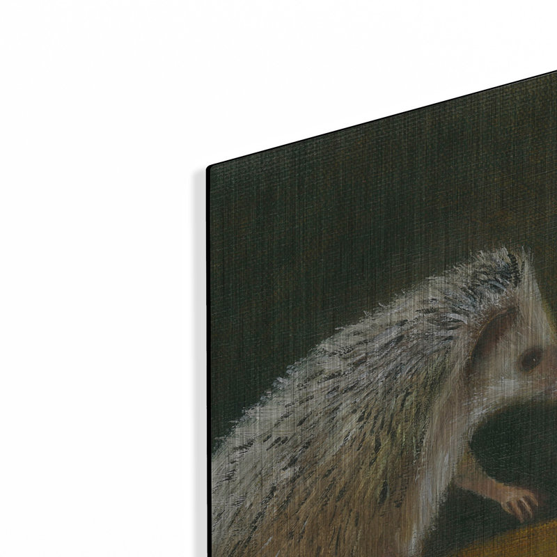 «Helmut» par Dd Mcinnes, art mural en métal de luxe «Helmut» par DD McInnes, H 24 po x l 24 po