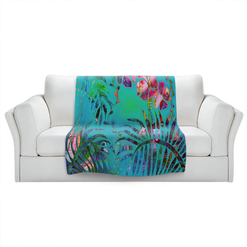 Hand Woven Throw Blanket, 68" W x 80" L