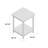 Ersa Bone Inlay End Table