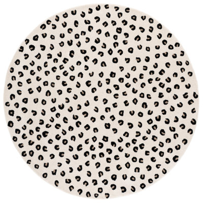 Fifth Avenue Hand Tufted Wool; Cotton Animal Print Indoor Rug