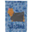 Caniche en polyester à 2 côtés 40 x 28 po standard welcome drapeau maison-957492951
