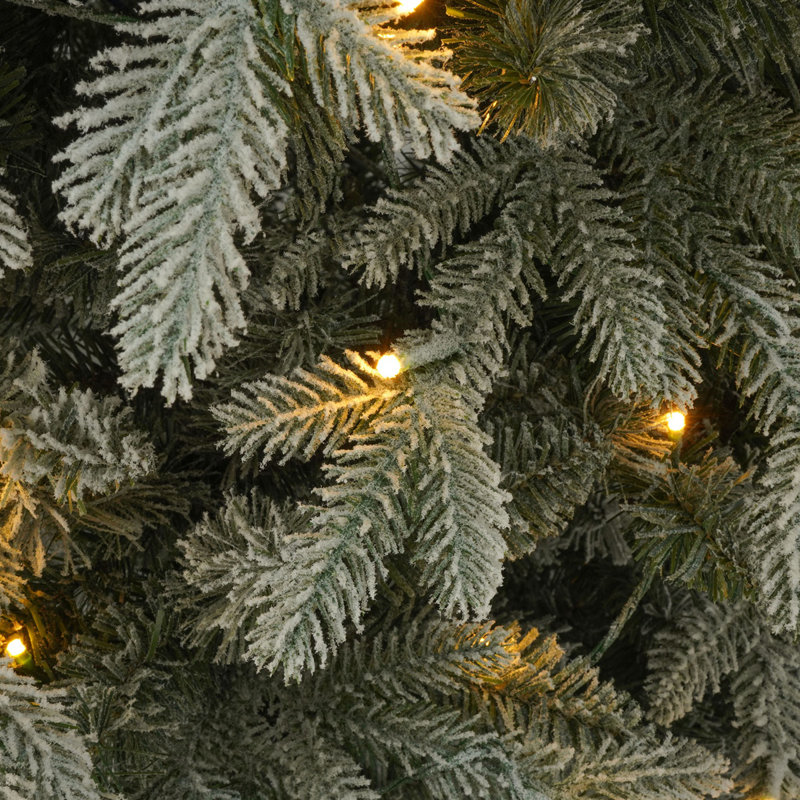 Arbre de Noël artificiel éclairé avec couronne, ensemble de 2, décoration de Noël pour arbre de Noël, décorations de Noël pour arbre de Noël