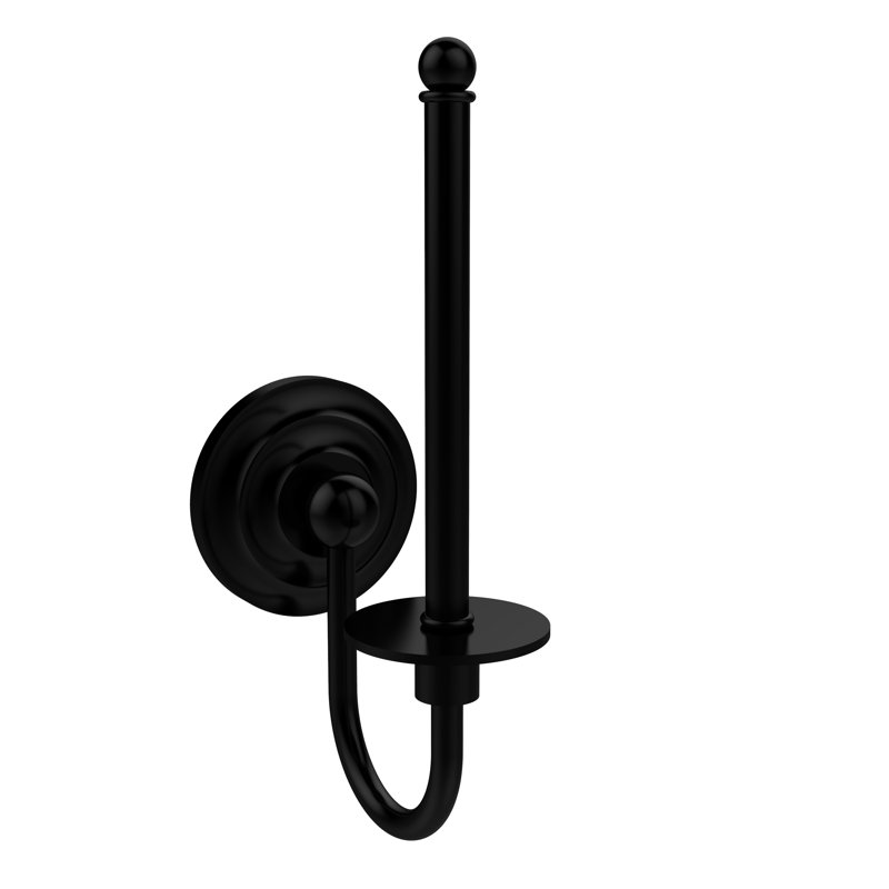 Porte-papier hygiénique sur pied leamore, Noir mat