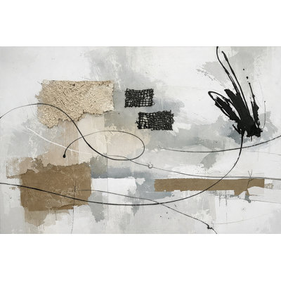 Modern Trace Wrapped Canvas Wall Art