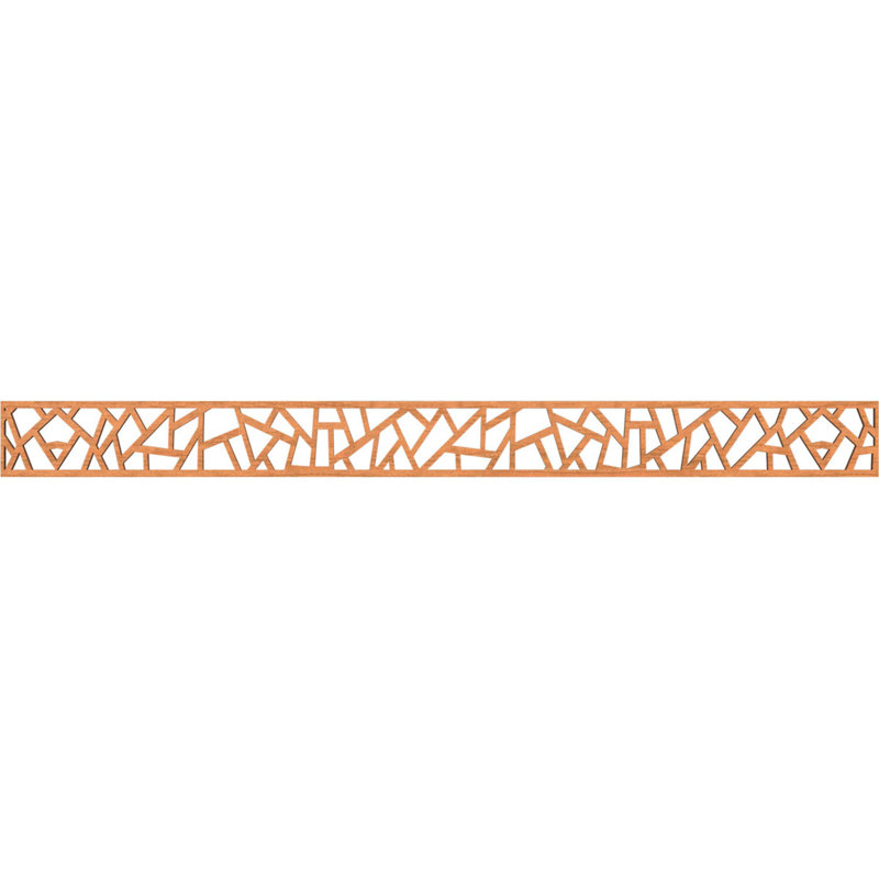 Moulure en bois Harrisburg, Cerisier, H 4 po x l 46,375 po x P 0,25 po