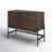 38" W Wood 2-Door Accent Cabinet