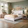 Oceant Farmhouse Bed Frame with 49.2" Barn Door Headboard