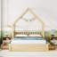 Lit plateforme en bois avec garde-corps et 2 tiroirs Wood House
