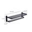 Tablette décorative en métal avec barre à serviettes Oriana-54121705