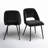 Vendrina Velvet Dining Chair with Steel Legs-1001429901