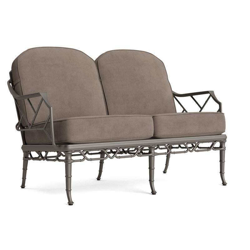 Calcutta Outdoor 2 - Seat Loveseat, Fusion Charcoal, Mica