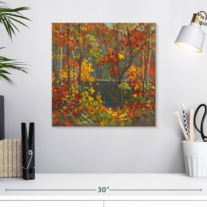 Alvord The Pool Autumn, H 16 po x l 16 po