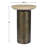 Nesrine Oslo Brass Outdoor Accent Table