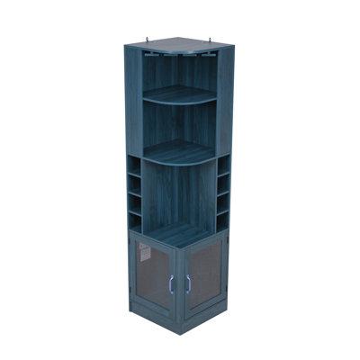 Farmhouse Corner Bar Cabinet