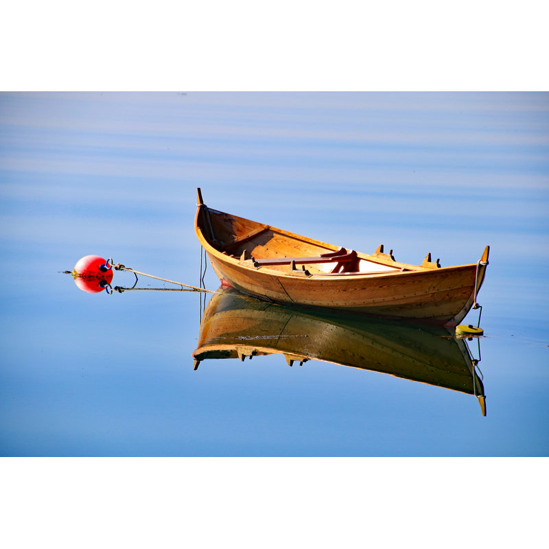Rowing Boat, Oselvar, Norway by Teaa1946 - Wrapped Canvas Print, 81cm H x 122cm W x 3.8cm D