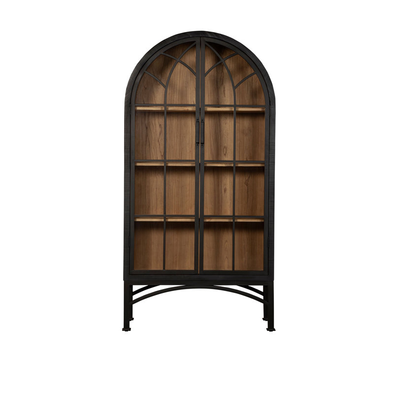 Victoria Dracaea 83" Tall Cabinet, Black