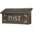 Pasadena Brass Wall Mounted Post box-14273467-14273466