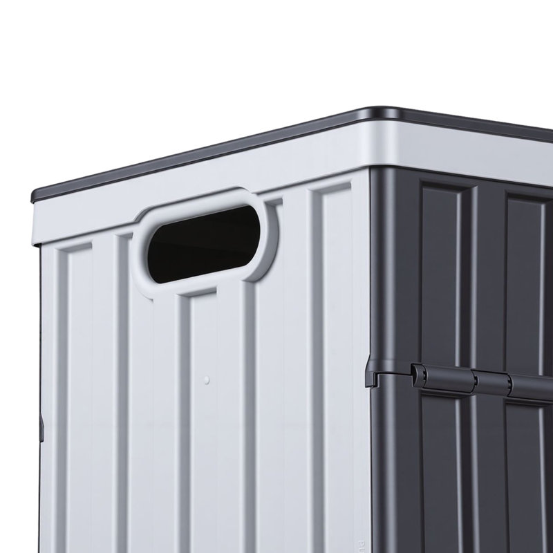 Bacs de rangement en plastique pliables avec couvercles, caisses de rangement pliables empilables de 65 L avec poignées, capacité de 84 lb par bac, contenants robustes, paniers peu encombrants, pour organiser la maison