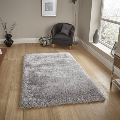 Montana area rug Hand Tufted Rectangle Silver