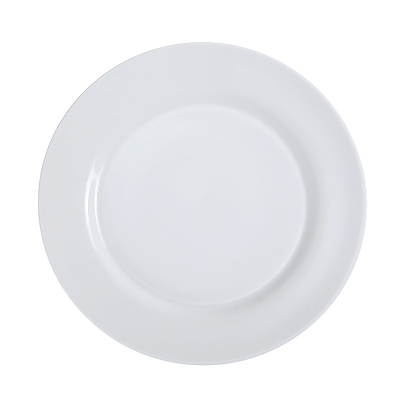 Assiette plate 12 "Piscataway, H 1 po x l 10,5 po x P 10,5 po
