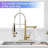 One Handle Spring Pull Down Kitchen Faucet With Deck